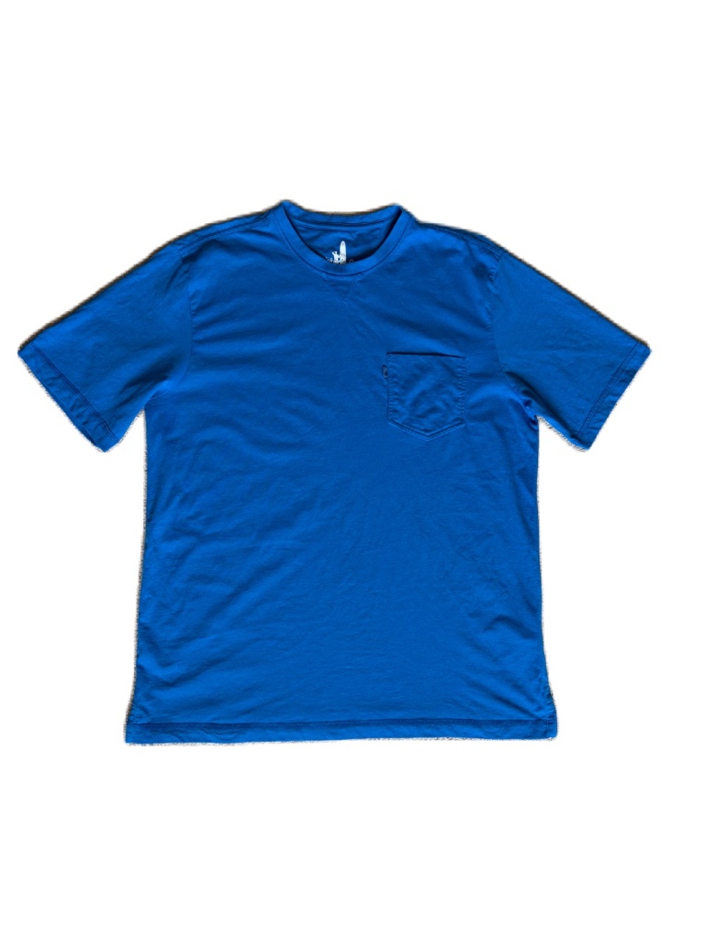 Johnnie-O Lawson crewneck pocket tee Large blue